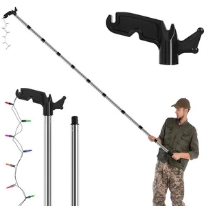 3-15 Ft Christmas Light Hanger Pole with Utility Hook, Extension Pole for Han... - Bild 1 von 9