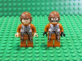 Lot 2 LEGO Star Wars Resistance Pilot Minifigures 75102 75125 Snap Wexley NH55