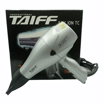 Taiff Fox Ion TC 2000W Silver Professional Hair Dryer – Salon Blow Dryer - Image 1 of 4