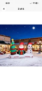 Aufblasbare Deko für in Weihnachten Countdown  - Bild 1 von 7