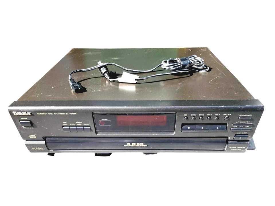 TECHNICS SL-PD665 CD COMPACT DISC CHANGER CAROUSEL DIGITAL STEREO PLAYER MASH ^ - Image 1 of 4