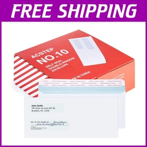 White Security Envelopes 500 Pack Self Seal Closure - Picture 1 of 9