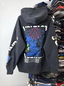 💥 ¡Raro! Sudadera con Capucha Patchwork Diesel Archive Avant Garde Hype Negra Talla M - Imagen 1 de 14