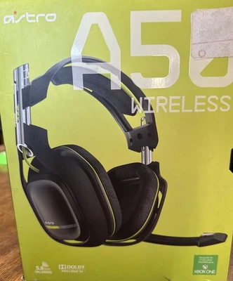 USED ASTRO, Gaming A50 Gaming HEADSET ONLY (Gen 2) for Xbox PC MAC BLACK LIME.. - Image 1 of 4