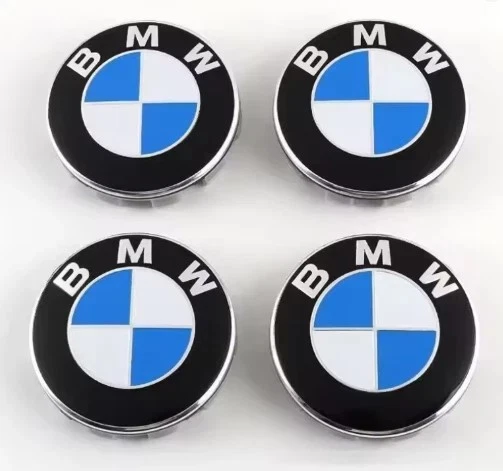 4PC/SET For BMW 68mm Wheel Center Hub Caps Logo Badge Emblem Rim Hubcaps Emblem Foto 1 de 4