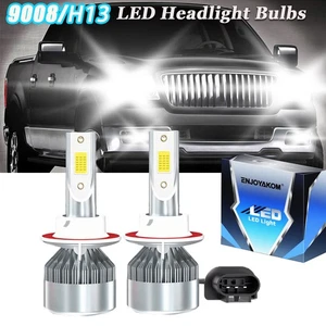9008 H13 LED Headlights Bulbs For Lincoln Mark LT 2006-2014 High Low Beam White - Picture 1 of 11