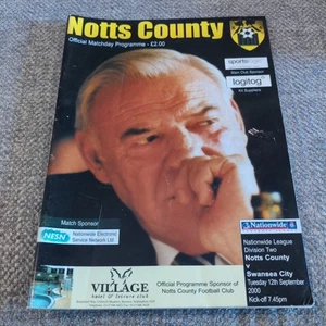 Notts County V Swansea city, Football Programme, 12/9/2000, League 2 - Picture 1 of 5