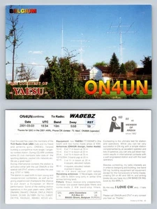 Amateurfunk QSL QSO Postkarte ON4UN, B9000 Genk, Belgien - Bild 1 von 1