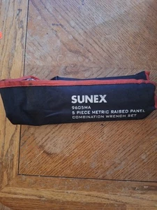Sunex Tools 9605MA 5-teiliges metrisches Kombi-Schraubenschlüssel-Set CRV - Bild 1 von 3