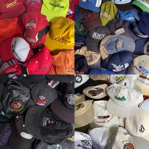 Hat Lot of 20 Random Hat Vintage Dad Sports Nascar Biker Snapback Reseller Lot - Picture 1 of 5