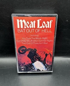 Original Vintage 1977 Meat Loaf Bat Out of Hell Cassette Tape - Picture 1 of 3
