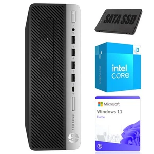 HP ProDesk 600 G5 SFF i3 Desktop-Computer 16 GB NEU SSD 4 TB W11H KLASSE A - Bild 1 von 11