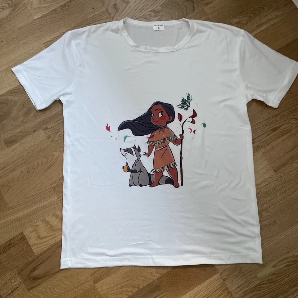 Disney Retro 90s Princess Of The  Pocahontas Women Unisex T-shirt Size L - Image 1 of 2