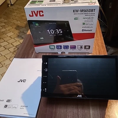 JVC KW-M565DBT 6,8 Zoll 2-DIN AV Receiver - Schwarz - Bild 1 von 2