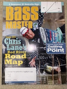 Bassmaster Magazine April 2012 Chris Lane Red River Road Map Fishing Issue - Bild 1 von 2