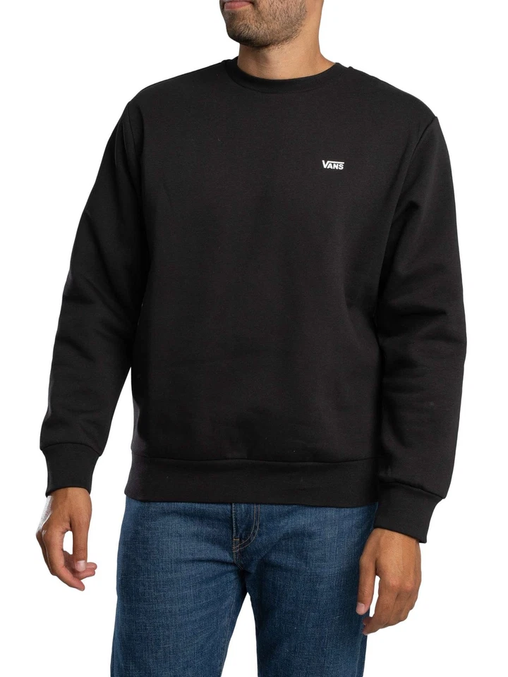 Vans Men's Left Chest Logo Sweatshirt, Black - Image 1 of 4