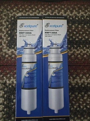 Excelpure Replacement Refrigerator Water Filter RWF1300A-Set of 2 - Image 1 of 3