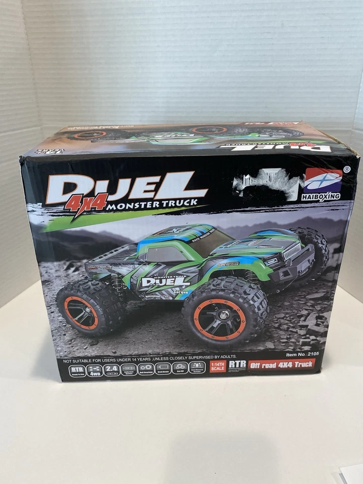 Hailboxing item number 2105 RC Monster Truck off-road 4 x 4 1:14th Scale - Image 1 of 4