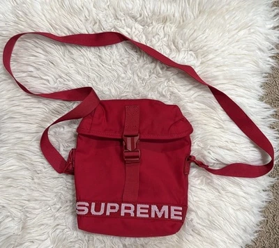 SUPREME 23SS Field Side Bag Shoulder Bag Red - Image 1 of 4