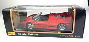 Maisto 1995 Ferrari F50 rojo escala 1/18 diecast modelo coche edición especial - NUEVO - Imagen 1 de 8