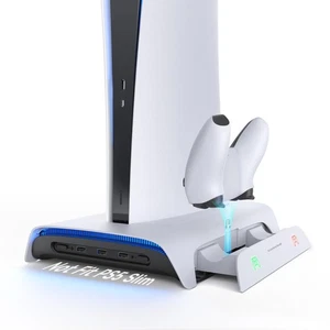 Vertikale Kühler für PS5 Standfuß Controller Ladedesign mit 2 Type-C Magnetis... - Bild 1 von 7