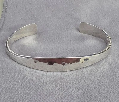 JAMES AVERY STERLING SILVER HAMMERED CUFF BRACELET - Image 1 of 4