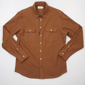 Taylor Stitch Hemd Herren Large Braun Chamois Flanell Baumwolle Yosemite Workwear - Bild 1 von 14