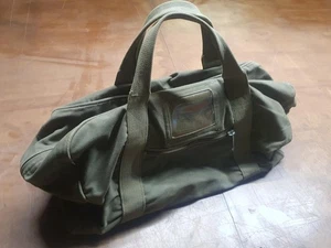 Bolso de Lona Verde Del Ejército Británico De Colección Bolsa Militar Kit de Viaje - Imagen 1 de 11