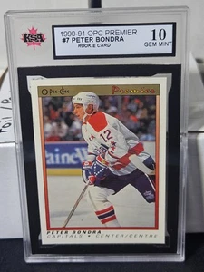 90-91 O-Pee-Chee Premier Peter Bondra Rookie 🚨🚨🚨 KSA 10 Pristine Gem Mint - Picture 1 of 2