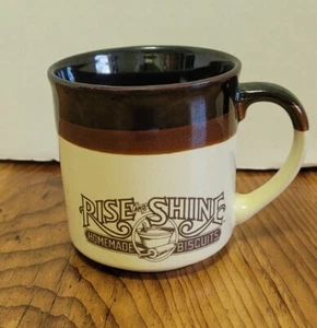 Hardee's Rise & Shine Homemade Biscuits Coffee Mug 1984 - Picture 1 of 4