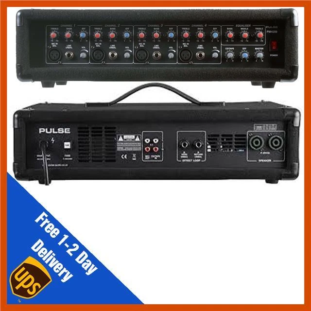 Pulse PMH200 4 Channel PA Pulse PMH200 Power Mixer Amplifier Amp | DJ | Disco - Image 1 of 1