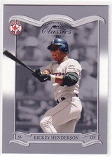 2003 Donruss Classics Baseball Card #70 Rickey Henderson