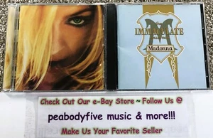 MADONNA Lot Of 2 CDS - Greatest Hits Vol 2, Immaculate Collection † - Picture 1 of 2
