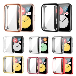 For Huawei Watch Fit 2 Fit 3 TPU Silicone Watch Screen Protector Case Cover - Picture 1 of 18