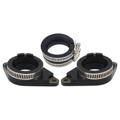 3 Carburetor Intake Manifold Boot For Honda VTX1300R 17210-MEM-670 16211-MEA-670 - Image 1 of 4