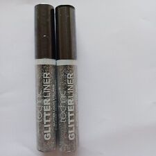 2 x Technic Glitter Liquid Eyeliner silver