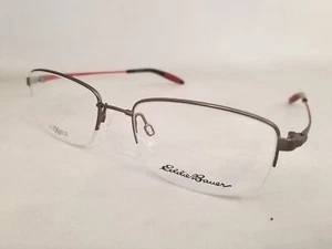 new EDDIE BAUER EB32045 eyeglasses Frame Gray 53mm Flexible Memory Metal - Picture 1 of 3