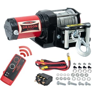Dragon Winch Elektrische Seilwinde Maverick 3000 lbs 1360kg, 12V | Stahlseil 10m - Zdjęcie 1 z 9