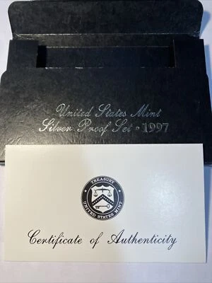 1997 S US Mint Silver Proof Set - OGP - Image 1 of 4