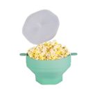 Lid Popcorn Maker Collapsible Silicone Popcorn Popper for Kitchen