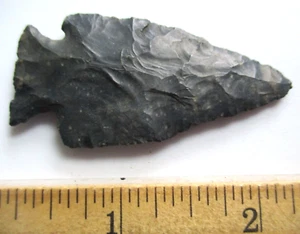 PFEILSPITZE AUTHENTISCH JACKS RIFF ECKE GEKERBT, DÜNN, OHIO, 2 1/4". SIEHE BILDER - Bild 1 von 4