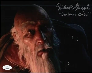 MICHAEL GOUGH Authentic Hand-Signed "DIABLO - Deckard Cain" 8x10 Photo (JSA COA) - Picture 1 of 2