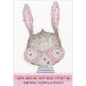 Dimensions Counted Cross Stitch Kit - Rose Colored Glasses - Picture 1 of 1