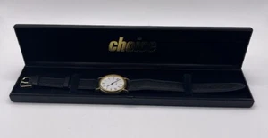 Reloj de vestir de cuarzo dorado Choice en caja negra - Imagen 1 de 5