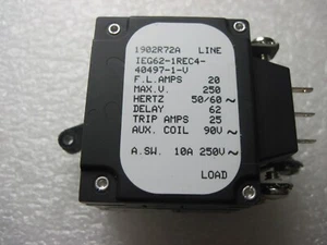 IEG62-1REC4-40497-1-V AIRPAX CIRCUIT BREAKER - Picture 1 of 4