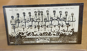 Fatima Cigarettes Brooklyn Nationals 1913 Turkish Blend Special Card Baseball