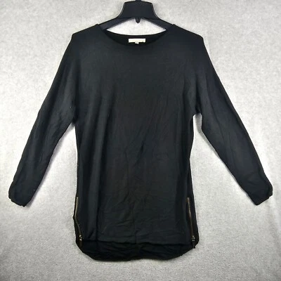 Blusa de estudio Joan Vass para mujer S con cremallera laterales Foto 1 de 4