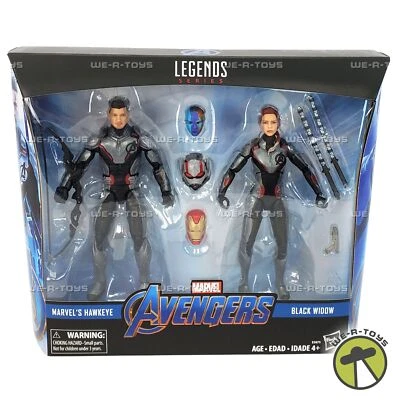 Figuras Hasbro Ojo de Halcón y Viuda Negra de Marvel Avengers Legends Series NRFB Foto 1 de 4