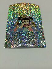 1997 KROME BETTY BOOP SERIES 3 TRADING CARD PARALLEL SPARKLE CHROME STICKERS #22