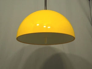Lámpara colgante Staff amarillo brillante 507/73/74 Kruger años 70 - Imagen 1 de 9